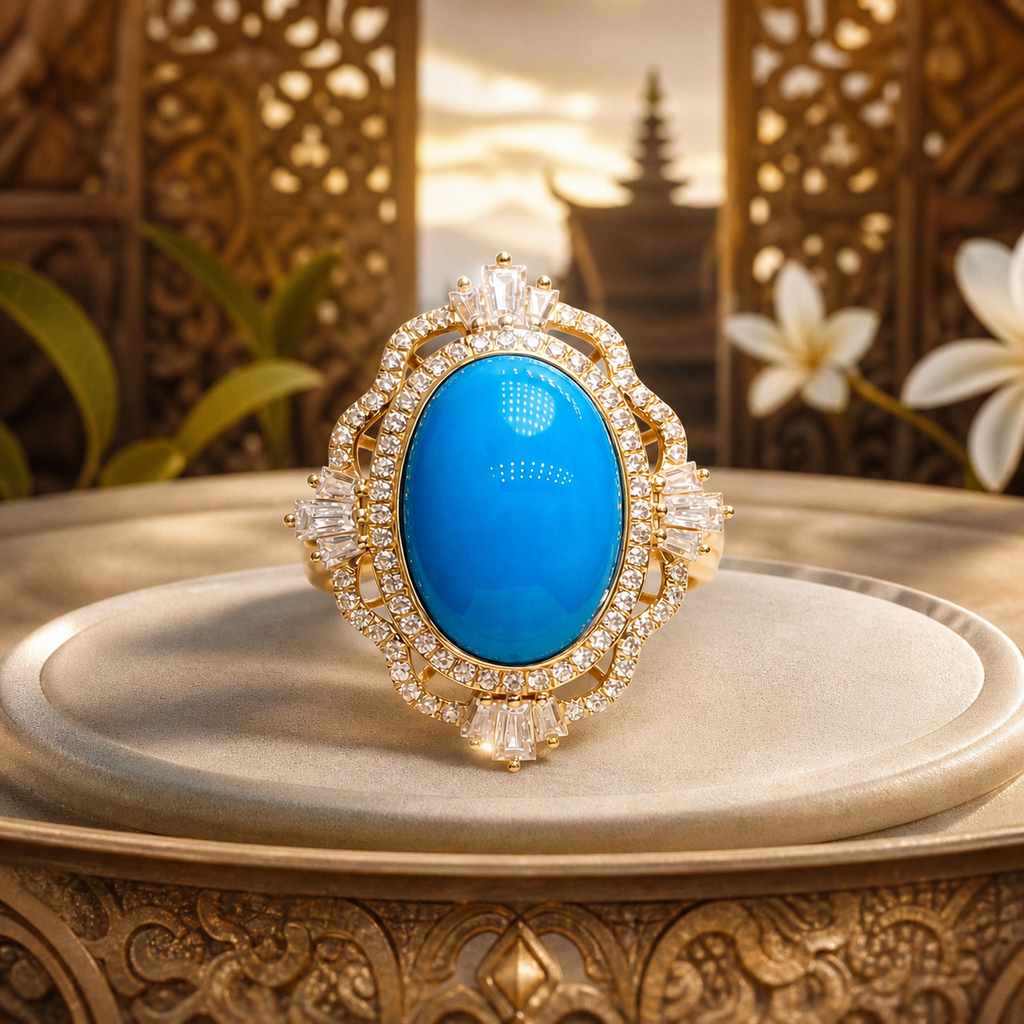 Turquoise Princess - Indonesian · Ayu 18K Ring
