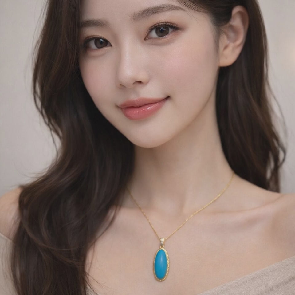 Turquoise Princess - Korea · Hana 18K Pendant