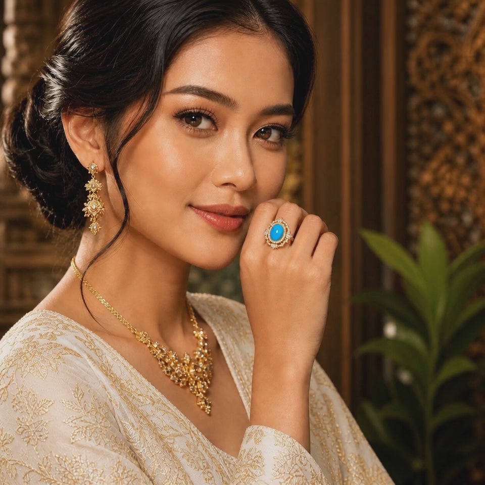 Turquoise Princess - Indonesian · Ayu 18K Ring