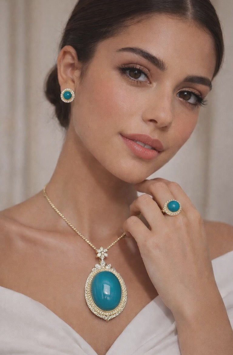 Turquoise Princess - Spain · Azul 18K Jewelry Set